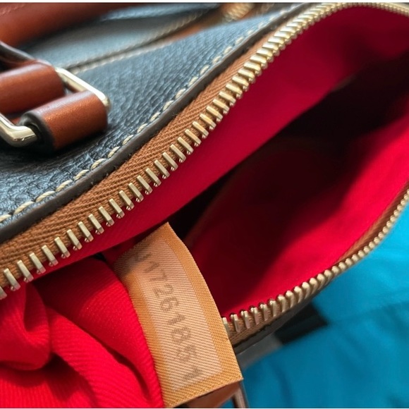 Dooney & Bourke Trudy Satchel Edition in Black Pebbled Leather - Picture 6 of 6